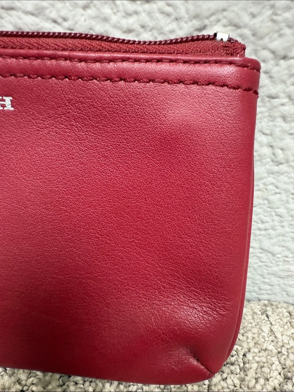 Coach sleek leather